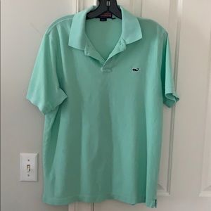 Vineyard vines lagoon green polo shirt